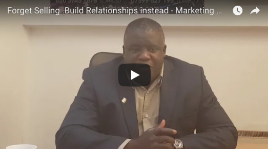Forget Selling..Build Relationships instead - Marketing Magic Tip
